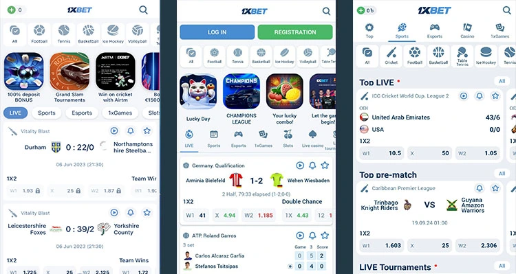 1xbet app image