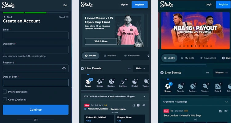 Stake app image