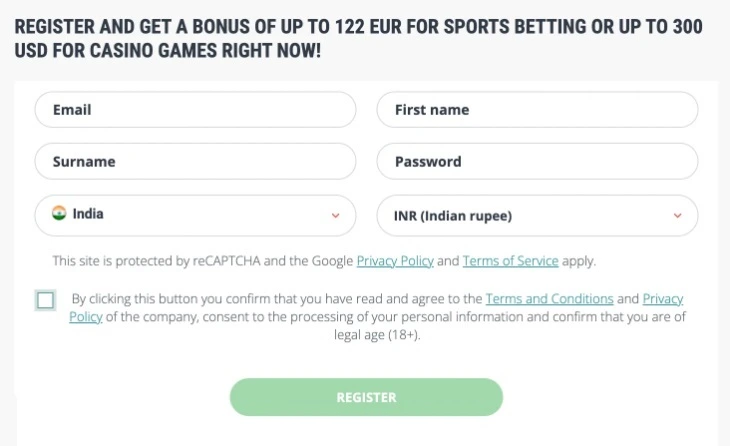 22bet app registro