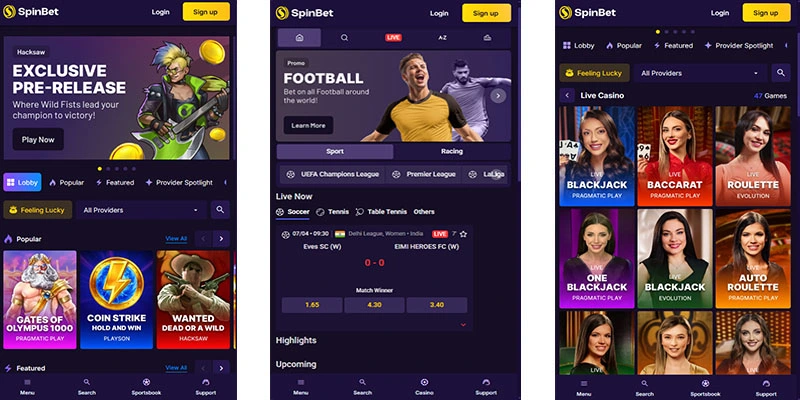 Image de l'application Spinbet