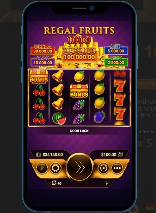 Regal Fruits 1000 apk capturas de pantalla